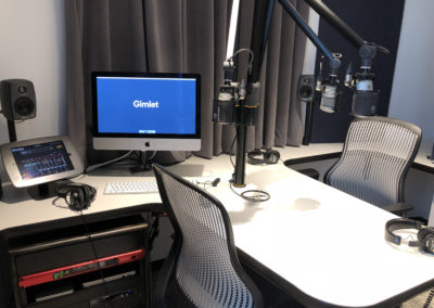 Completed Podcast studio at Gimlet Media that SPL designed and installed
